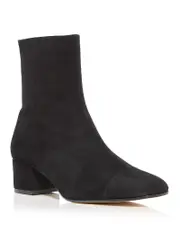 Staud Women's Aimee Cap Toe Block Heel Booties