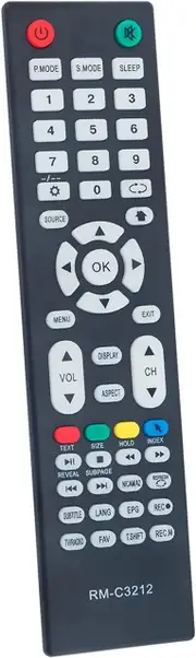 New RM-C3212 Replacement Remote Control fit for JVC 4K UHD Smart LED TV LT-48N785A LT-55N685A