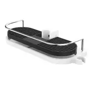 Shower Rod Storage Shelf Clip On Soap Tray Bathroom Storage Rack