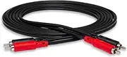 Hosa-CRA201-Stereo Interconnect Dual RCA to RCA Cable, 1 Meter