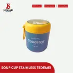 TERMOS TEDEMEI THERMOS SOUP 兒童飯盒不銹鋼 304 兒童飯盒套裝高級湯飯盒