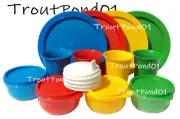Tupperware Bell Tumblers Set 20 Pc Sippy Cups Sipper Seals Plates Ideal Bowls