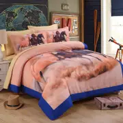 3D Gollop Horse Quilt Cover Set Bedding Set Pillowcases
