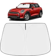 Front Windshield Sun Shade Foldable Sunshade Protector Custom Fit 2015-2022 Mini Cooper, Cooper S, Hardtop 4 Door Accessories 2022 Upgrade