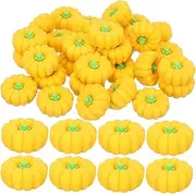 SHOWERORO 30pcs Pumpkin Eraser Foams Cupcake Horrible Reversible Boxes with Window Polystyrene Dummies Training Cake Model Mat Dummy Cupcakes Foam Christmas Cupcakes Small Foams Sea