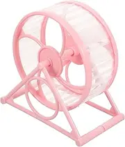 Totority Silent Hamster Wheel for Guinea Pig and Chinchilla Interactive Running Low Noise Design Durable and Fun Exercise Wheel for Animals Present for