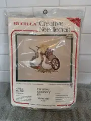 Bucilla Creative Needlecraft- Creative Stitchery Kit “Nesting Time” 1749 Geese