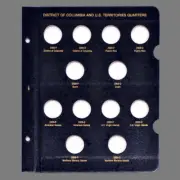 Whitman US D.C. and Territories Coin Album Page P & D #2871