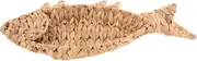 Decorative Handwoven Fish Shaped Storage Basket Unique Woven Tray for Kitchen Dining Home for Fruits Bread Keys Craftsmanship and Distinctive Design