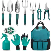 在飛比找露天拍賣優惠-新園藝種植工具套裝 Garden Tool Set 11 P