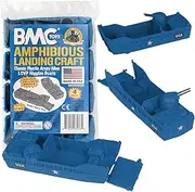 BMC Classic Marx Landing Craft - 4pc Blue Plastic Army Men Boat Vehicles