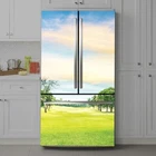 Fridge Wrap Vinyl Side by Side | French Door | Top Bottom Door Size: 36 x 70”