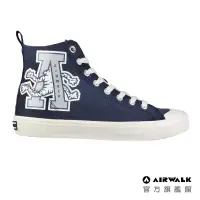 在飛比找蝦皮商城優惠-AIRWALK 男鞋 都會生活高筒帆布鞋 AW81118深藍