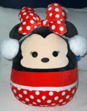 Squishmallow 12" Disney Minnie Mouse Christmas Plush New