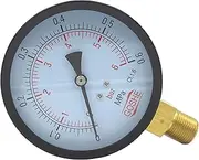 100mm 10 Bar Side Entry Manometer Pressure Gauge M20x1,5 + 1/2" BSP Reduction