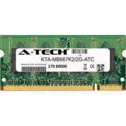 1GB DDR2 PC2-5300 667MHz SODIMM (Kingston KTA-MB667K2/2G Equivalent) Memory RAM