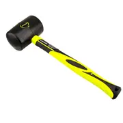 Rubber Mallet Hammer 900g 32oz Genuine Striker® PRO H/Duty Fibreglass Handle Med
