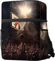 VTGHDEEQ Travel Backpack for Men,Backpack for Women,Basketball and Basketball Hoop,Backpack, A3sv2tkprugl, 12.6x10x3.9 in