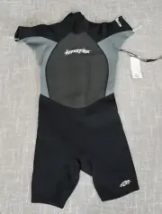 HYPERFLEX Men's 2mm Shorty Springsuit Wetsuit