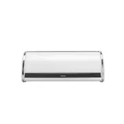 BrabantiaLarge Roll Top Bread Bin White - Robins Kitchen