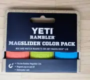 Yeti Coral, Chartreuse, Reef Blue Magslider - Pack Of 3