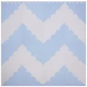 Chevron Play Tiles,Kids Foam Puzzle Mats, Soft EVA Flooring for Babies Playsp...