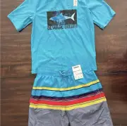 Boys Sonoma Swim Top & Swim Trunks