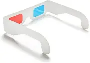 HOMSFOU 20pcs Glasses for Kids Imax Glasses Stereoscopic Glasses Kids Glasses Anaglyph Cardboard Glasses Eyeglass Disposable Glasses Paperplates Red Blue Anaglyph Frame 3d Television