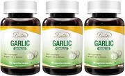 Odorless Garlic 5000mg, Maximum Strength with 1.25% Allicin, Powerful Immune and Cardiovascular System Support Formula, 60 Vegetarian Capsules (Pack of 3)