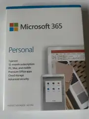 Microsoft 365 Personal 1 User 12-Month Subscription Brand New Sealed QQ2-01024