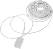 Versatile m Phone Cable Extension White Telephone Extension Cord for Landlines Receiver