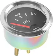 ULTECHNOVO Car Gauge Meter Car LED Lights Vehicle Replacement Gauge Pump Tank Gas Regulator Level Gauge Tank Gauge Gauges for Car Voltage Train Kit Amp Metal
