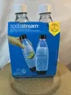 2-PACK Soda Stream Dishwasher Safe Carbonating Bottle WHITE