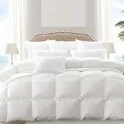 Dreamz 700GSM All Season Goose Down Feather Filling Duvet in Single Size