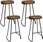 Artiss Bar Stools Stool Set of 4 Kitchen Counter Barstools Dining Chair Chair...