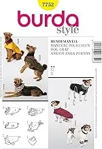 Burda 7752 Sewing Pattern Dog Coat, One Size