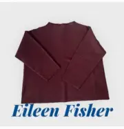 Eileen Fisher Women's XL Pullover Sweater Crew Neck Long Sleeve 100% Wool