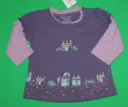 6 12 NWT Pumpkin Patch FAIRY TALE Purple Fairy Land City SHIRT Top Girls