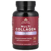 Ancient Nutrition, Multi Collagen, Brain Boost, 90 Capsules