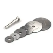 6Pcs Mini HSS Circular Saw Disc Blade Rotary Cutter Plate For Metal Cut Tools