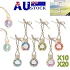 Car Hanging Diffuser Air Freshener Perfume Empty Glass Bottle Ornament Dec 10/20