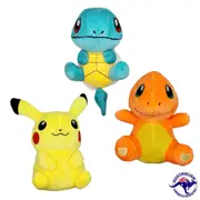 18CM Pokemon Plush Toy - Pikachu Charmander Squirtle