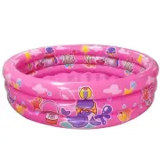 3 Rings Kiddie Pool, 48”X12”, Kids Swimming Pool, Inflatable Baby Ball Pit Po...
