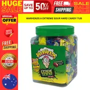 903478 744G Tub Of Warheads Extreme Sour Fruit Flavoured Hard Candy Wrapped NEW