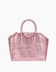 Mini Antigona bag in laminated leather