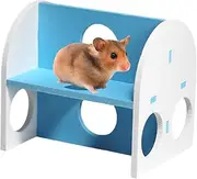 Hamster Toys, Ferret Hiding Toy, 4.72x4.33in Small Animal Habitat, Authentic Exercise Design, Enrichment Play Area for Hamsters, Guinea Pigs, Hedgehogs, Ferrets, Indoor Fun