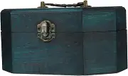 Gatuida Vintage Wooden Storage Box Small Retro Wooden Storage Crates for Desk Shelf Table Hinge Lid Organizer