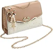 [LeoLeoxx] Clutch Purses for Women Rhinestone Handbag for Women Sparkling Diamond Shoulder Purse Elegant Crossbody Clutch Bag for Ladies
