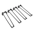 420mm Table Legs U Shape Black Modern Minimalist Metal Furniture Legs For ZZ