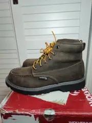 Wolverine Floorhand Moc Soft Toe Waterproof Work Boot W230025 Men's Size 10 M